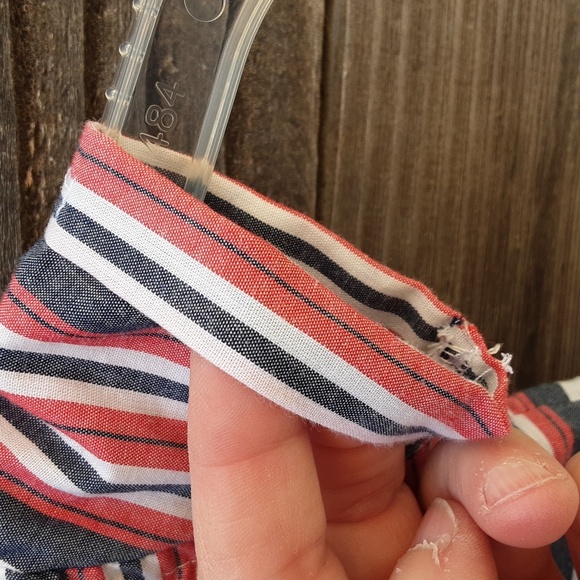 DKNY baby boy's blue, red & white onesie size 0-3 months - Picture 6 of 10